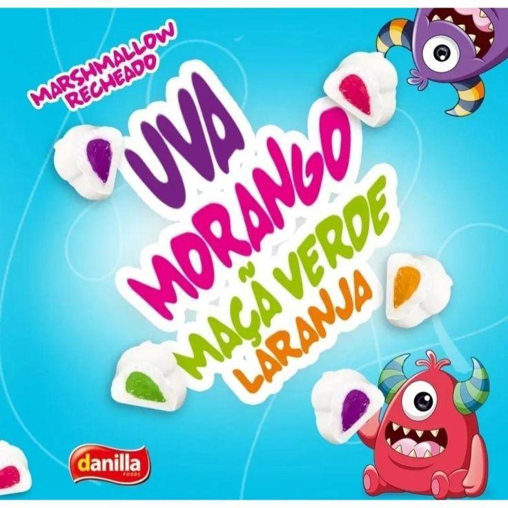 Marshmallow Recheado Monsters Mallow Dream 72 Unidades - Danilla